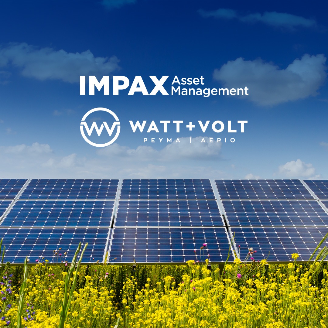 Κοινοπραξία WATT+VOLT και Impax Asset Management για Φ/Β Πάρκα στην Ελλάδα